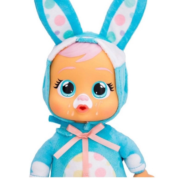 Easter Cry Babies Tiny Cuddles Bunny Brookes Doll, Easter toy NWOT - Picture 5 of 13